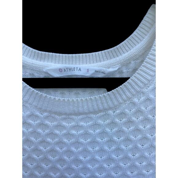 Athleta Sweaters | Athleta Thermal Wool Blend Honeycomb Sweater - Picture 3 of 13